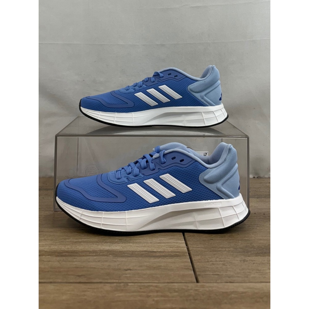 Adidas Duramo 10 Running Shoes Women's Blue‎ White Sz 6.5 HQ4131